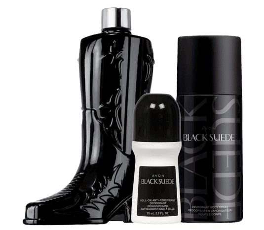 AVON Black Suede eau de toilette édition limitée en lot