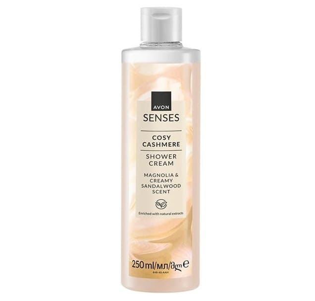 AVON Senses crème douche Cosy Cashmere