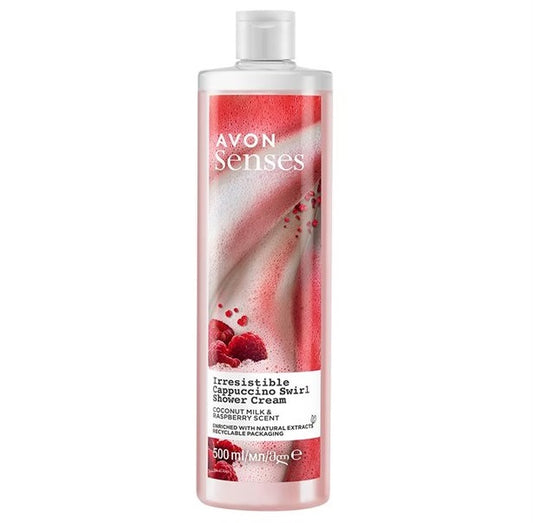 AVON Senses crème douche lait de coco & framboise