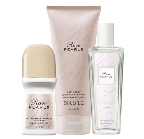 Lot déodorant parfum AVON Rare Pearls
