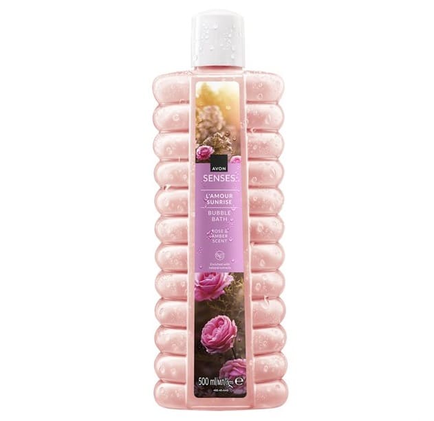 Bain moussant AVON L'amour Rose & Ambre 500 ml