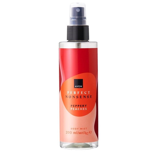 Body Mist Avon Perfect Nonsense Peppery Peaches 200 ml