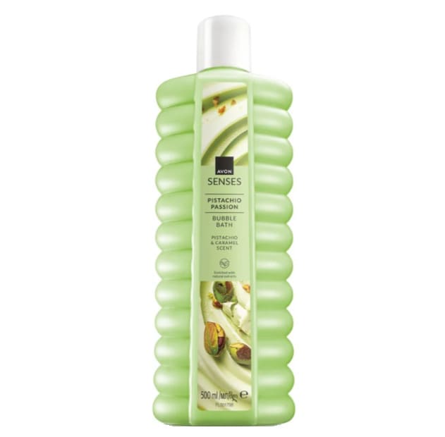 Bain moussant Pistachio Passion AVON Senses 500 ml