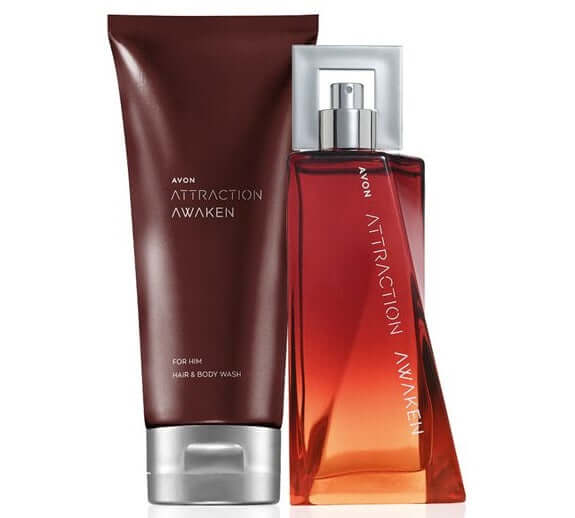 Set parfum AVON Attraction Awaken homme