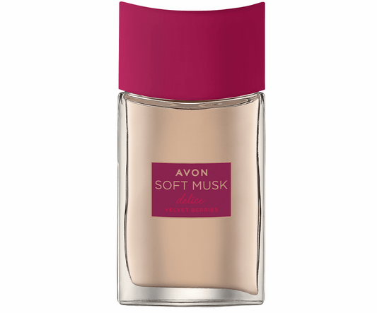 AVON Soft Musk Delice Velvet Berries eau de toilette 50 ml