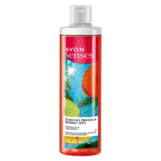 Gel douche Tropical Mexicana Avon Senses