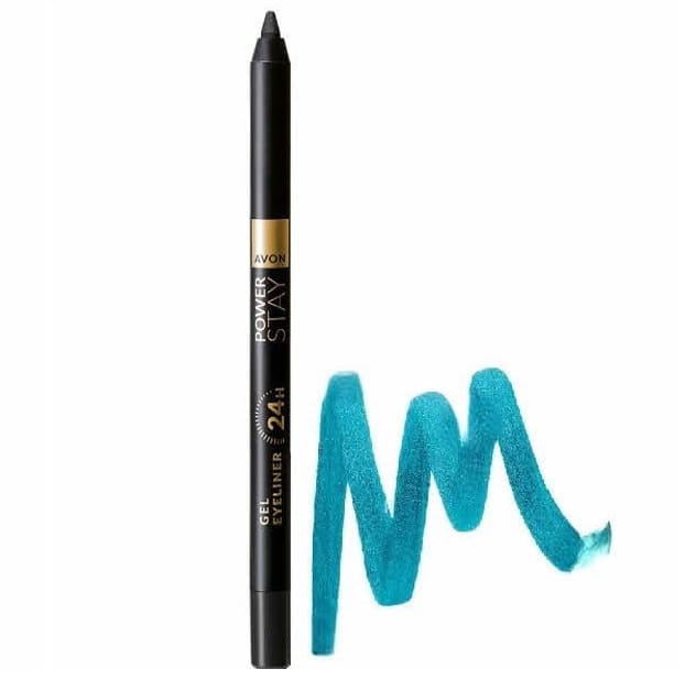 Gel Eyeliner Power Stay Avon Tropical Teal