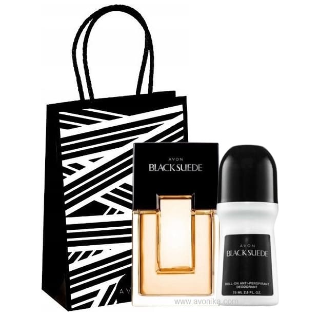 AVON Black Suede lot cadeau 2 produits
