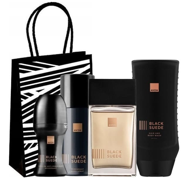 AVON Black Suede lot de 4 produits