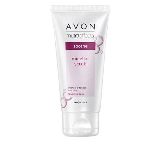 Avon Nutra Effects gommage pour le visage peau sensible