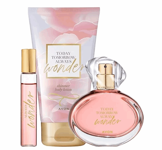 AVON TTA Wonder avec lotion et mini parfum