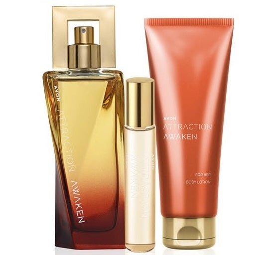 Set parfum Avon Attraction Awaken pour femme
