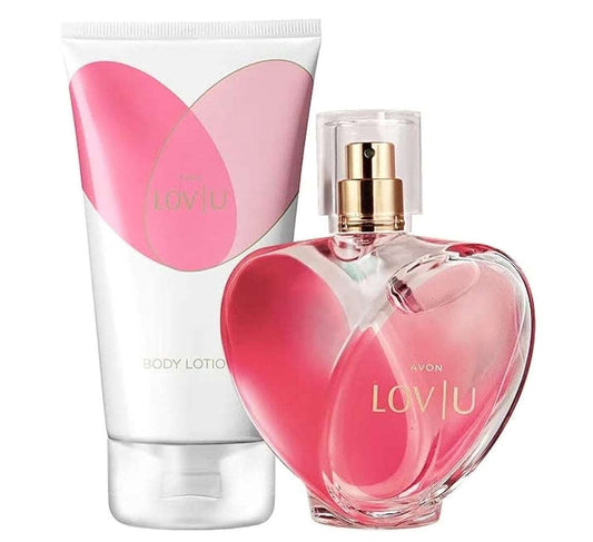 AVON Lov U eau de parfum lot lotion parfumée