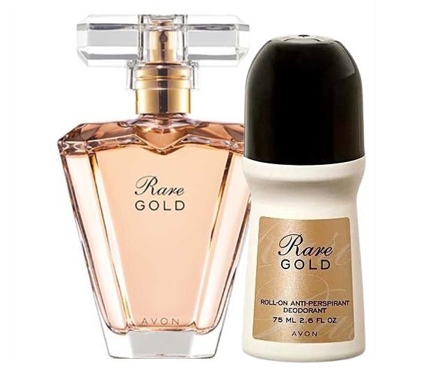 Parfum AVON Rare Gold + déodorant
