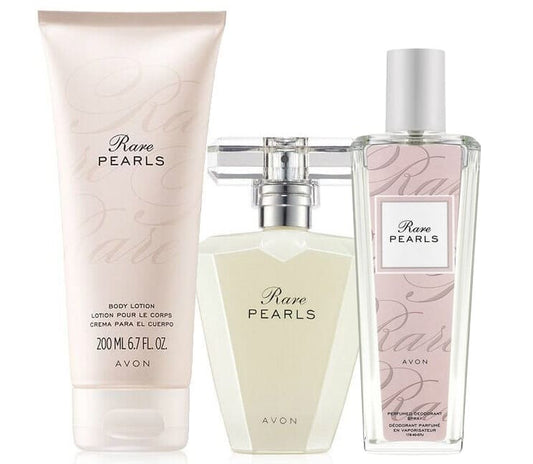AVON Rare Pearls lot parfum déodorant lotion pour le corps