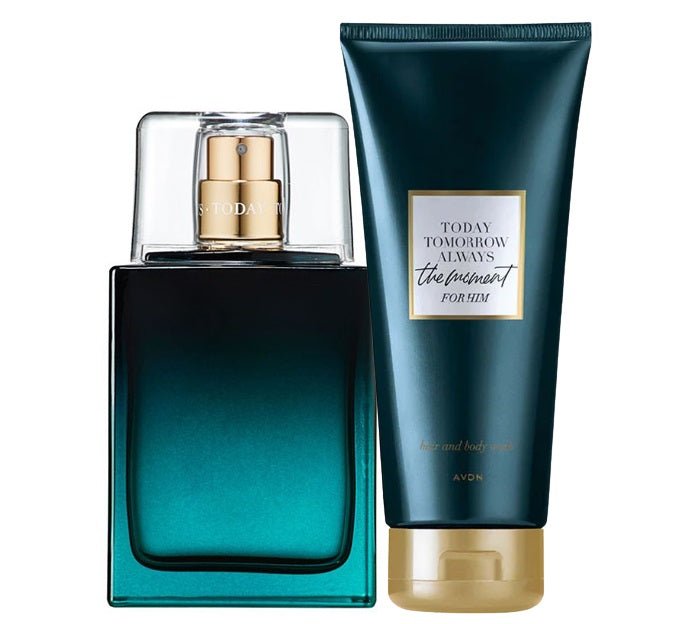 AVON TTA The Moment lot avec gel douche pour homme