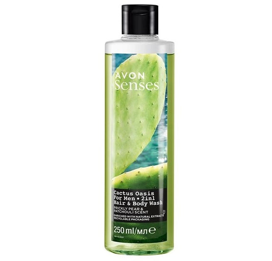 AVON Senses Cactus Oasis shampoo & gel douche