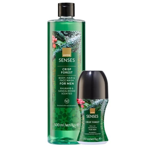 Set AVON Senses Crisp Forest