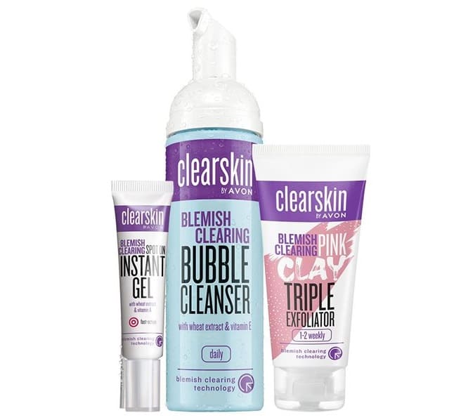 AVON Clearskin lot de 3 produits contre les boutons