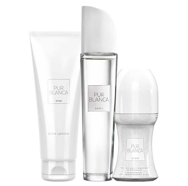 Avon Pur Blanca Set Lotion Deodorant
