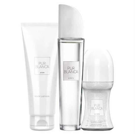 Avon Pur Blanca Set Lotion Deodorant