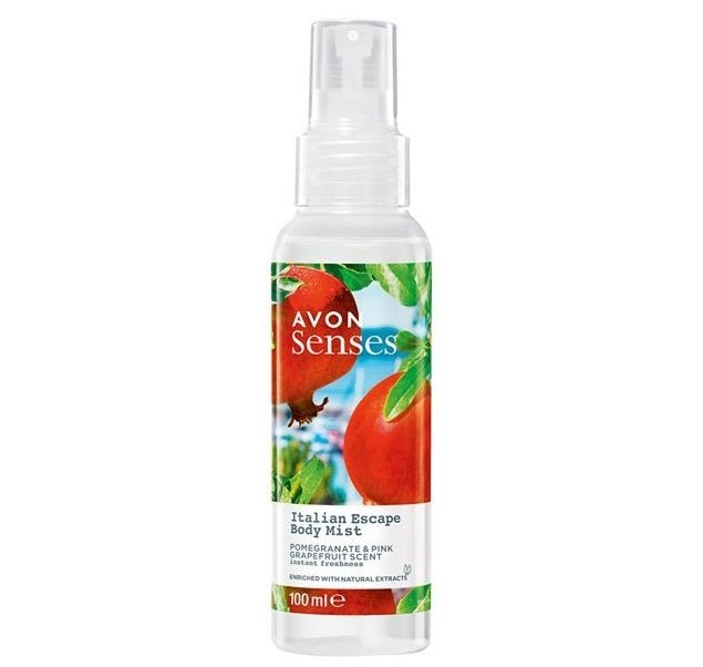 AVON spray parfumé pour le corps pamplemousse rose et pomme grenade
