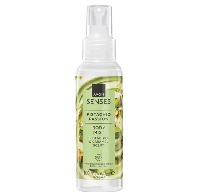 AVON Senses spray corporel Pisctachio Passion 100 ml