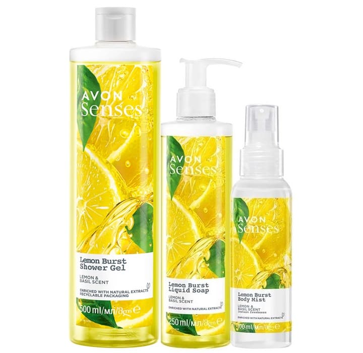 Trio Avon Senses Lemon Burst