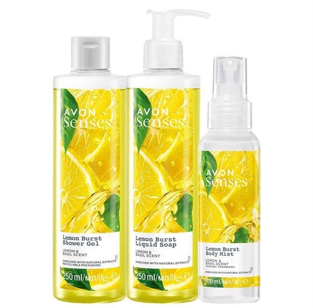 Trio Avon Senses Lemon Burst