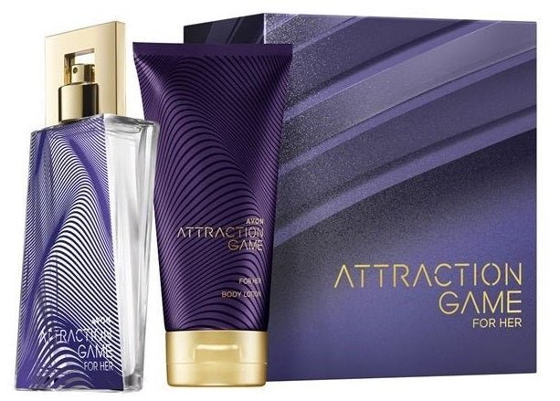 Coffret cadeau Parfum AVON Attraction Game pour femme
