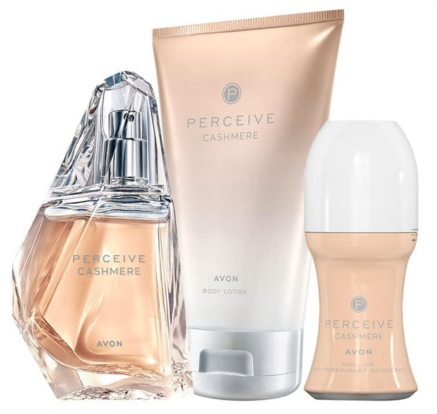 AVON Perceive Cashmere eau de parfum lot de 3 produits - AVONIKA