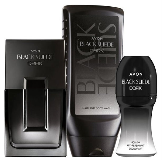 AVON Black Suede Dark lot de 3 produits - AVONIKA