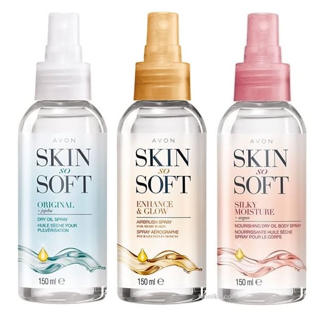 Trio Skin so Soft en spray - Jojoba, Argan & Autobronzant