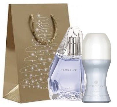 Eau De Toilette Avon Perceive - Flacon De 50 Ml, Parfum Célèbre Fresh - Neuf Sous Coffret