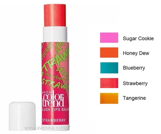 Baume à lèvres avec saveur Avon Colortrend