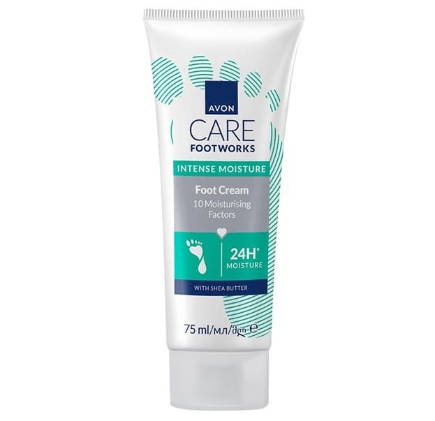 AVON Foot Works crème pour le pieds hydratante intensive 75 ml