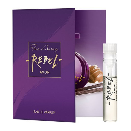 Carte échantillon de parfum AVON Far Away Rebel