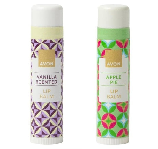Baume à lèvres Avon parfum vanille ou tarte aux pommes