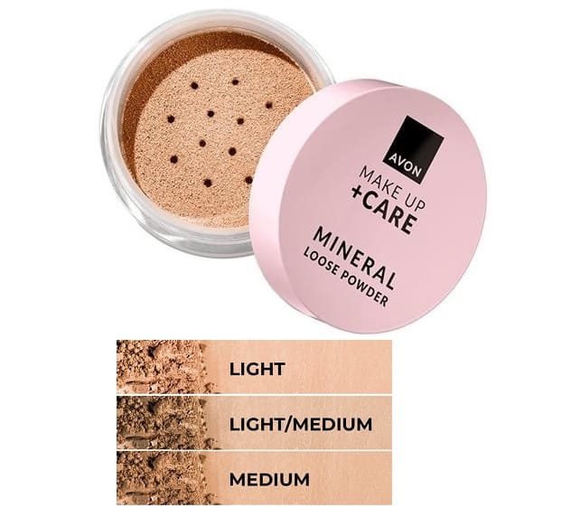 Mineral Puder Avon Make Up + Care