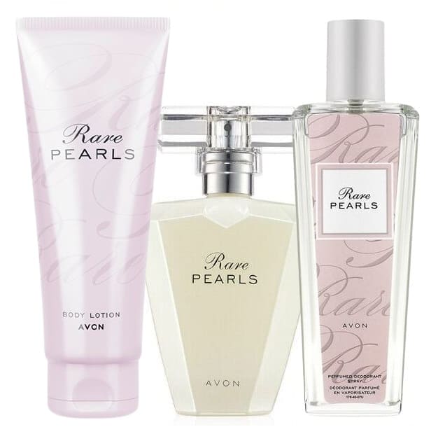AVON Rare Pearls lot parfum déodorant lotion pour le corps