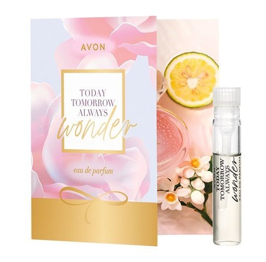 Carte échantillon de parfum AVON TTA Wonder