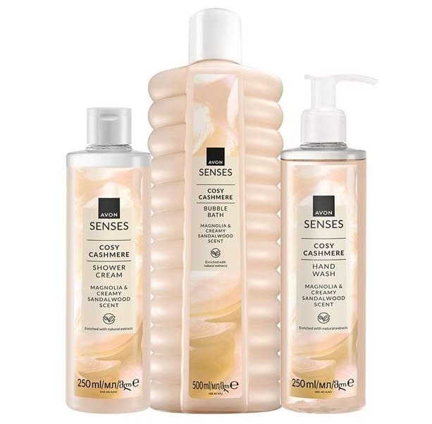 Trio Avon Senses Cosy Cashmere