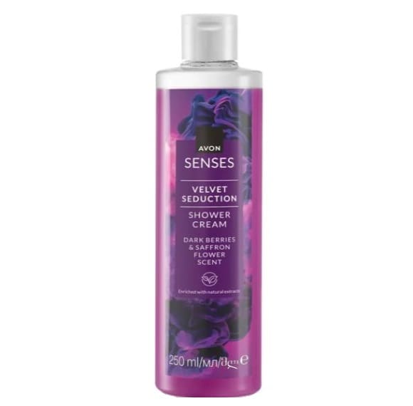 Crème douche Avon Senses Velvet Seduction 250 ml