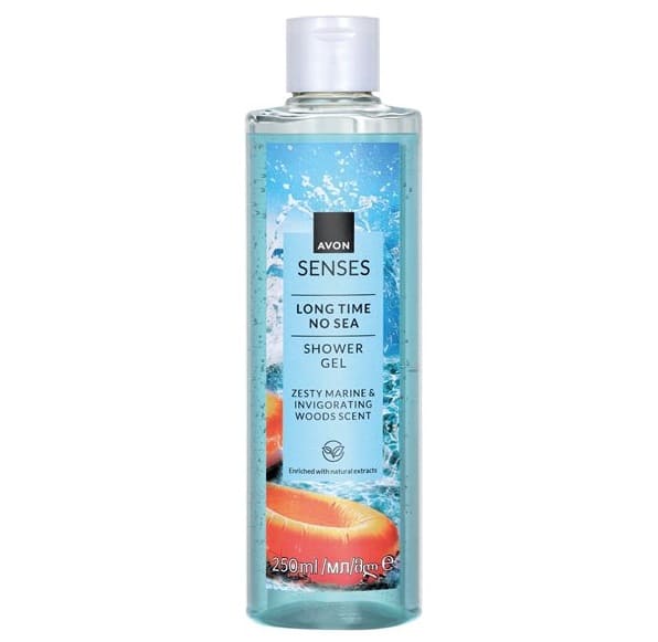 AVON Senses gel douche Long Time No Sea 250 ml