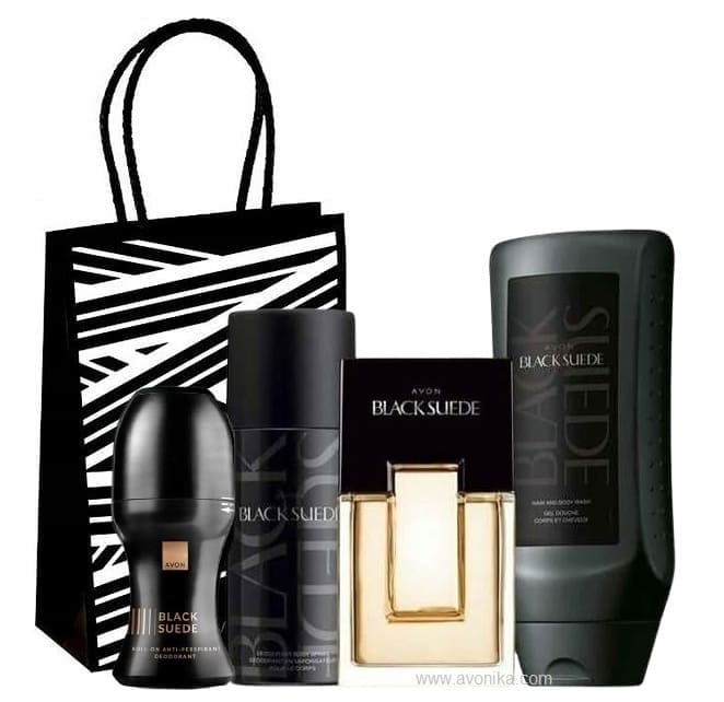Cadeau Set AVON parfum  Black Suede 