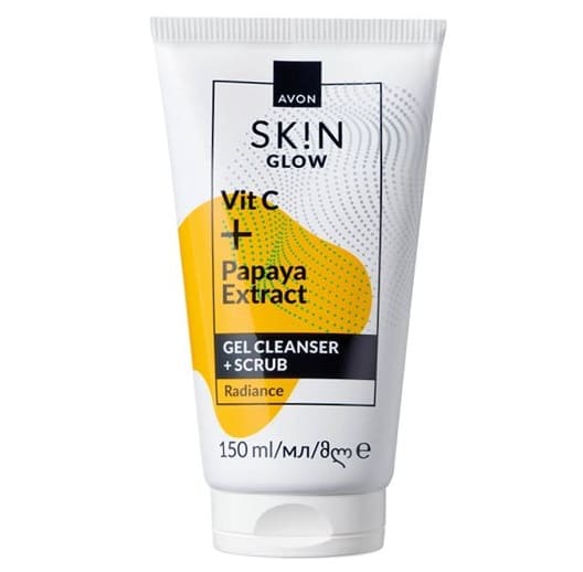 Avon SK!N Glow Vit C + Papaya Gel Cleanser & Scrub