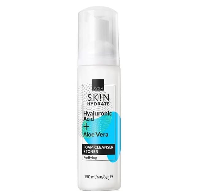 Avon SK!N Hydrate Mousse nettoyante avec Aloe Vera
