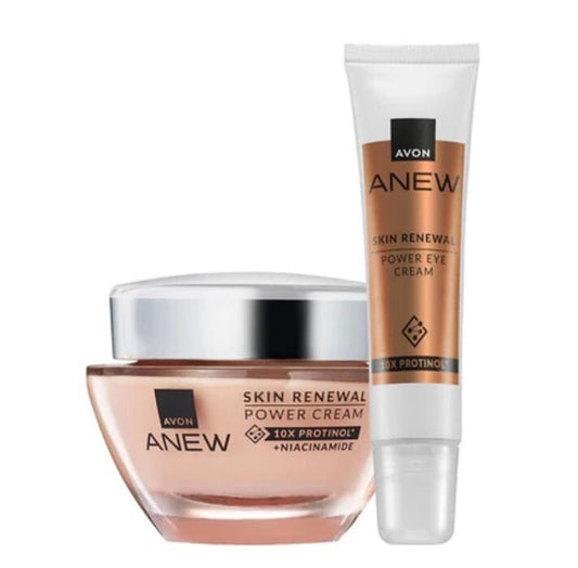 Duo Anti-Rides Yeux & Visage Avon Anew Skin Renewal Power