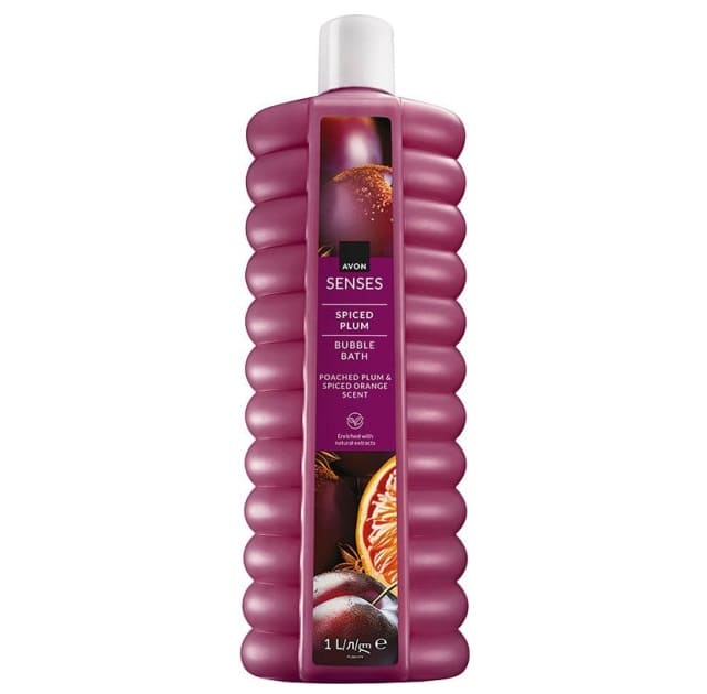 Bain moussant AVON Senses Spiced Plum 1 Litre