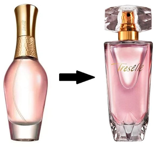 AVON Treselle eau de parfum nouveau et ancien flacon